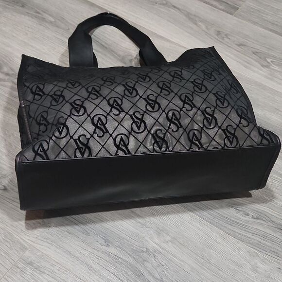 EUC Victoria Secret Black Mesh Tote - Picture 4 of 6